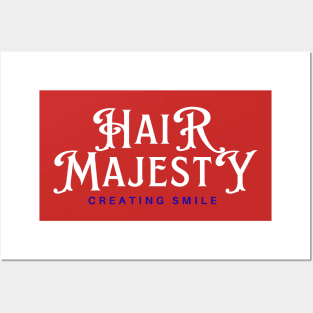 Hair majesty creating smile Posters and Art